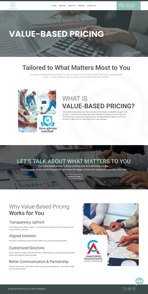 Web-Design von Dream Logo Design für Qounted | Design: #35533227