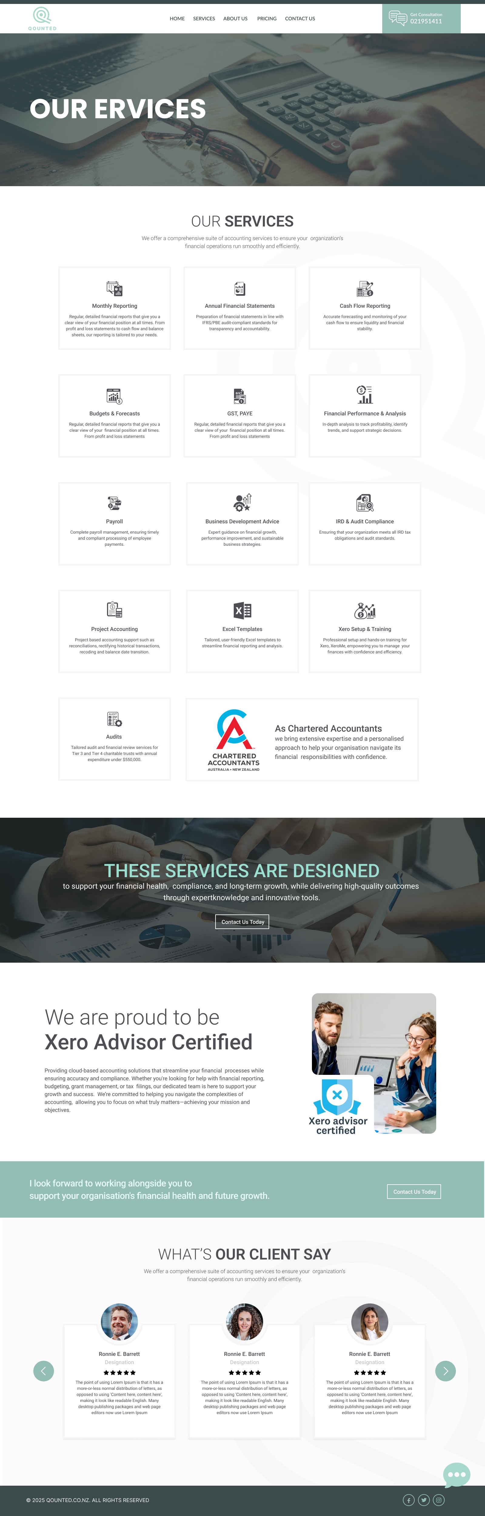 Web-Design von Dream Logo Design für Qounted | Design #35533229