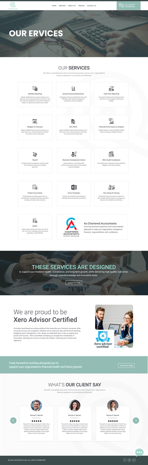 Web-Design von Dream Logo Design für Qounted | Design: #35533229