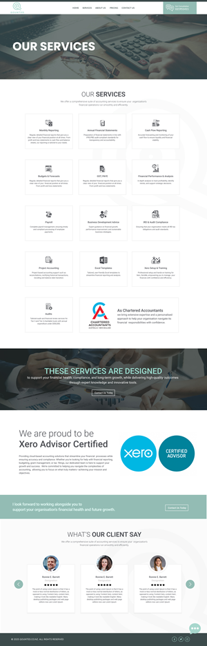 Web-Design von Dream Logo Design für Qounted | Design: #35546004