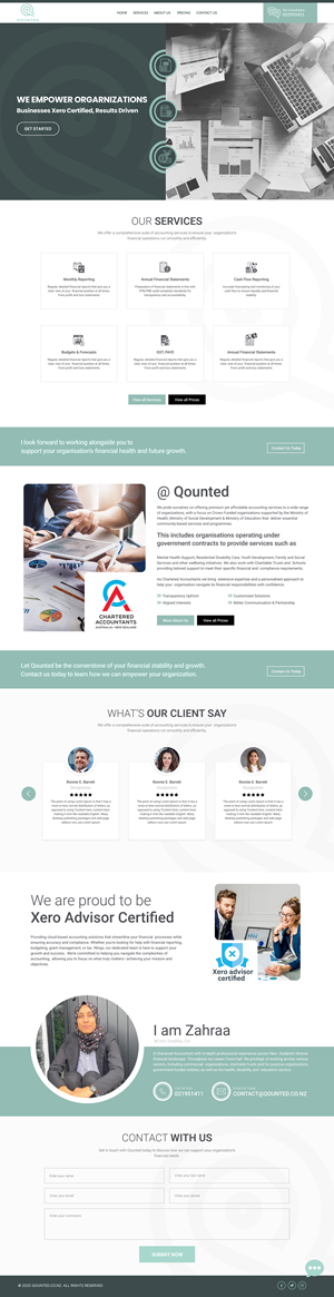 Web-Design von Dream Logo Design für Qounted | Design: #35552226