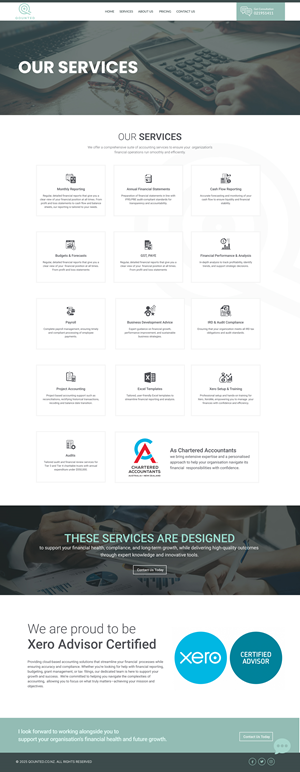 Web-Design von Dream Logo Design für Qounted | Design: #35586965