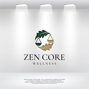Diseño de Logo por LogoEon para Zen Core Wellness  | Diseño: #35525626