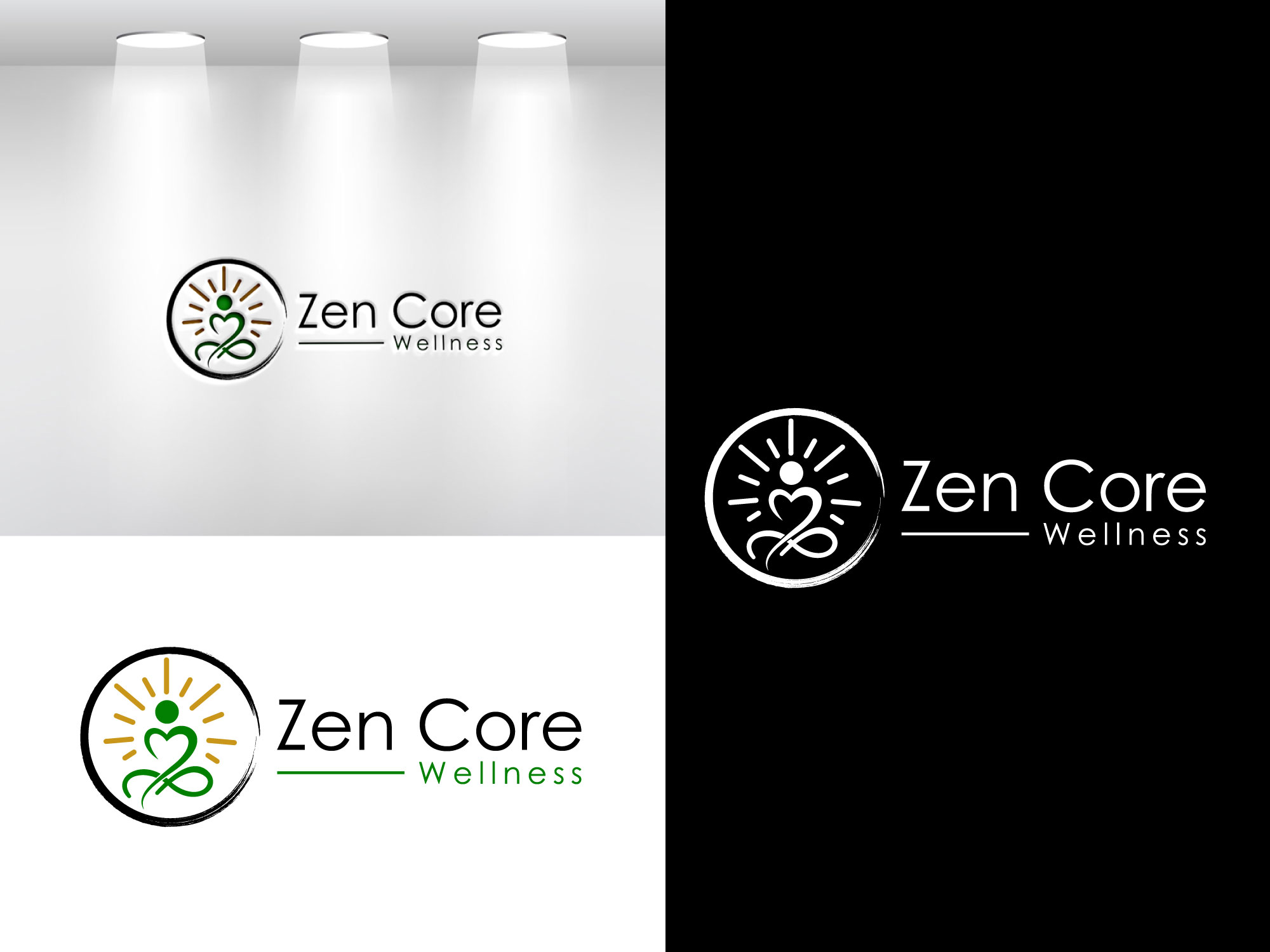 Diseño de Logo por amran mollaa para Zen Core Wellness  | Diseño #35526304