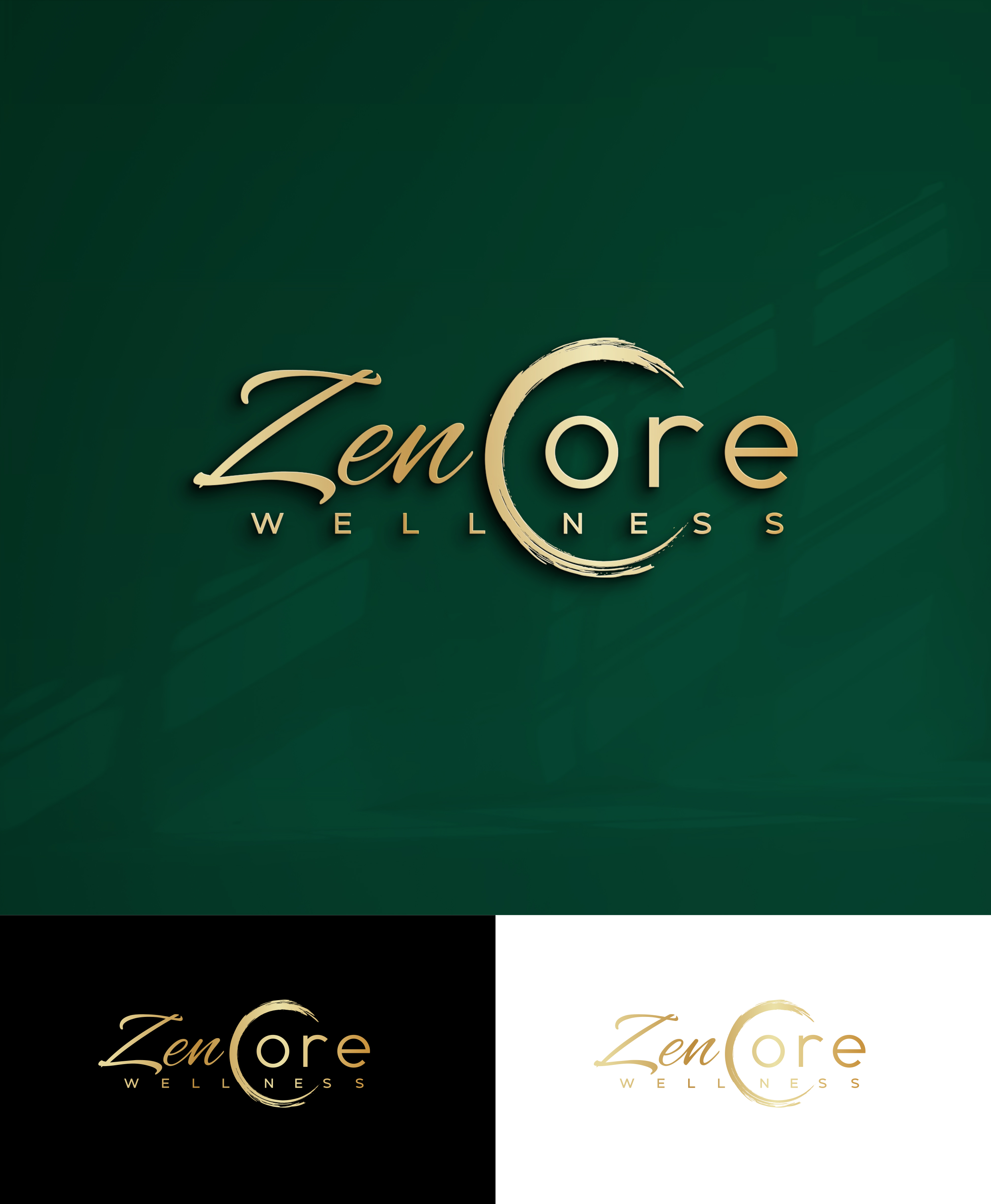 Logo Design by DesigNooox for Zen Core Wellness  | Design #35546328