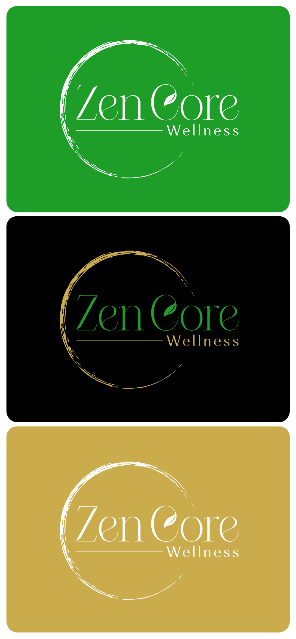 Logo Design by SolDesign for Zen Core Wellness  | Design #35557697