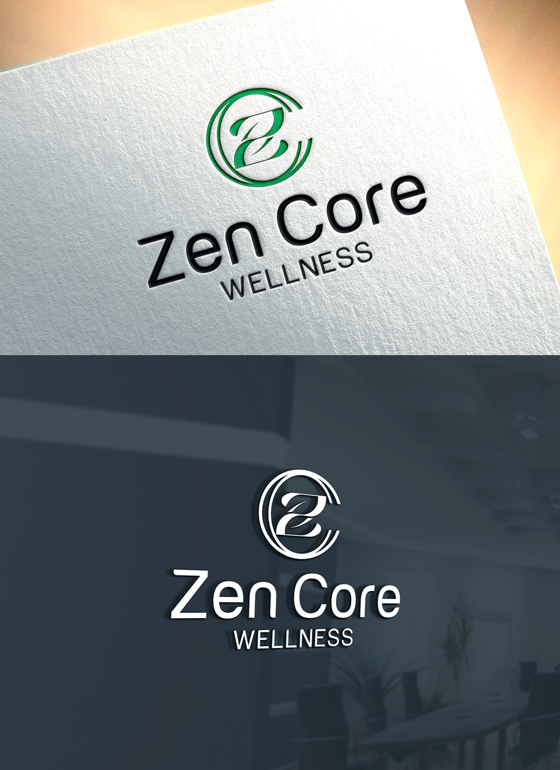 Diseño de Logo por RaKu 2 para Zen Core Wellness  | Diseño #35559348