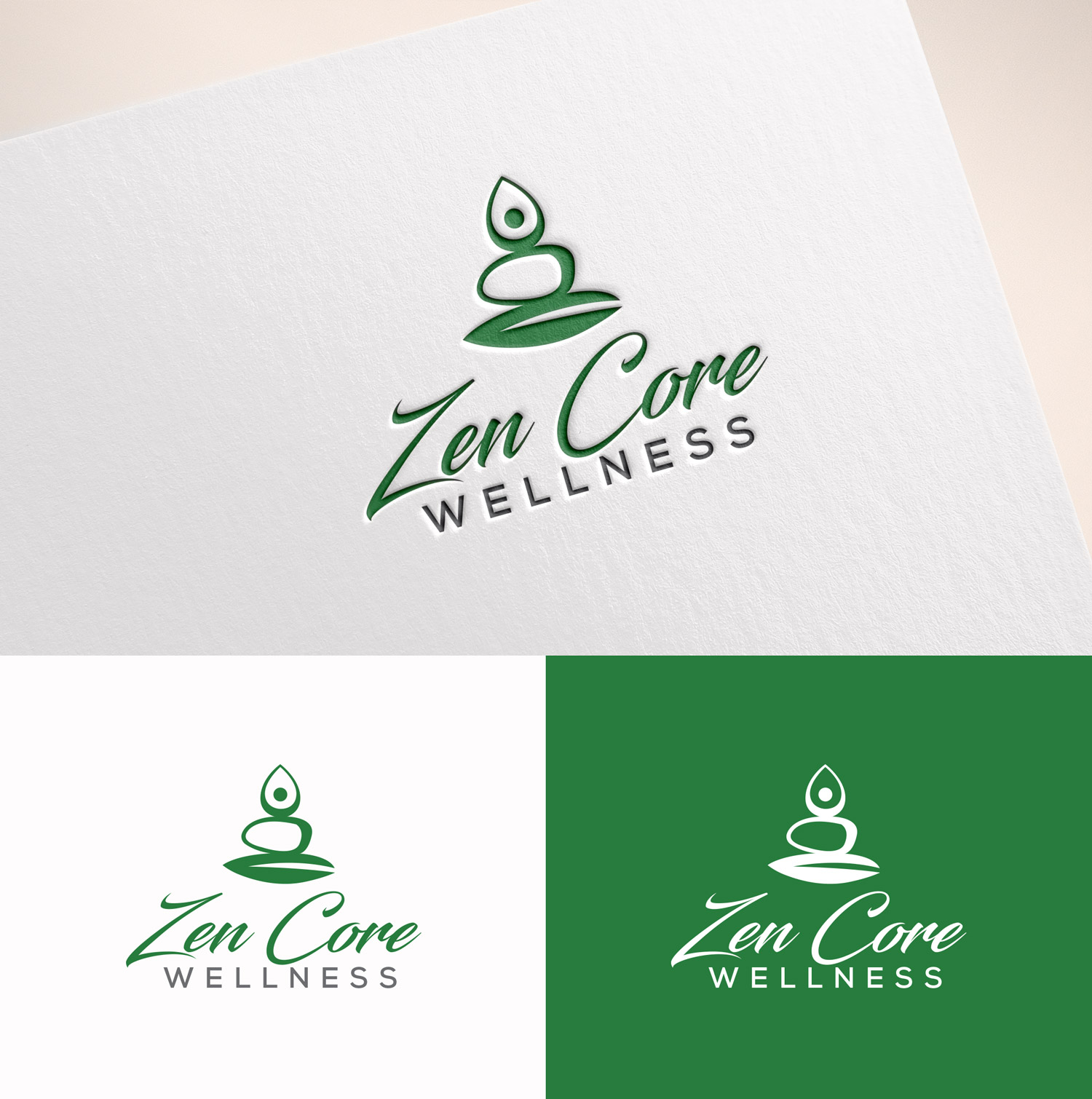 Logo Design by M Art & Design for Zen Core Wellness  | Design #35522898
