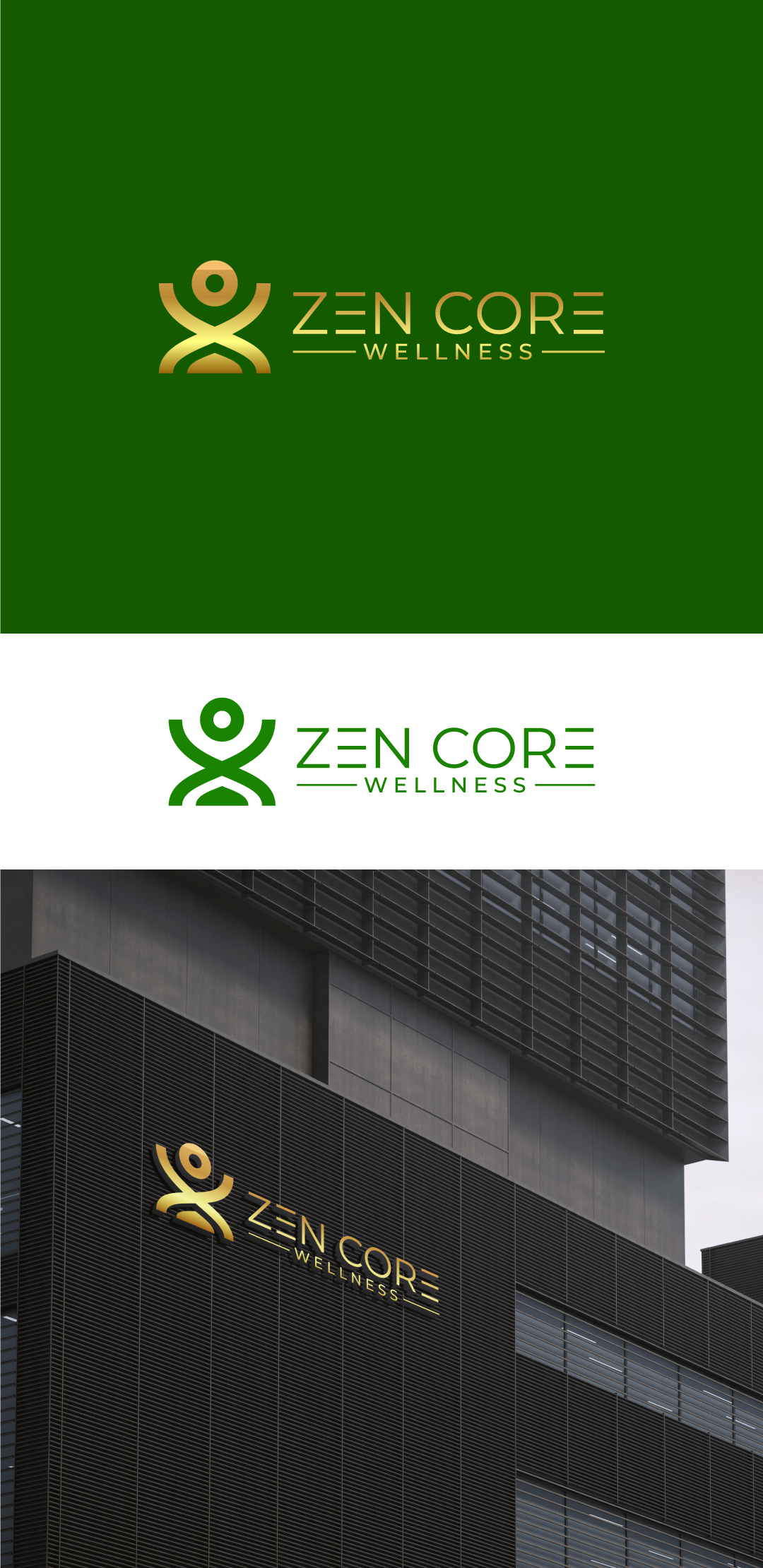 Logo Design by SAM-ART for Zen Core Wellness  | Design #35529954