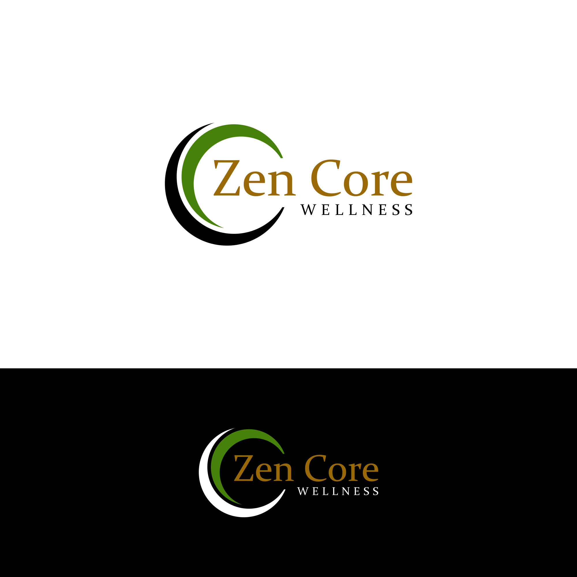 Logo Design by ni9 for Zen Core Wellness  | Design #35532593
