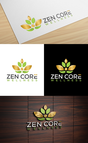 Logo Design by PixelUP Graphics for Zen Core Wellness  | Design: #35523516