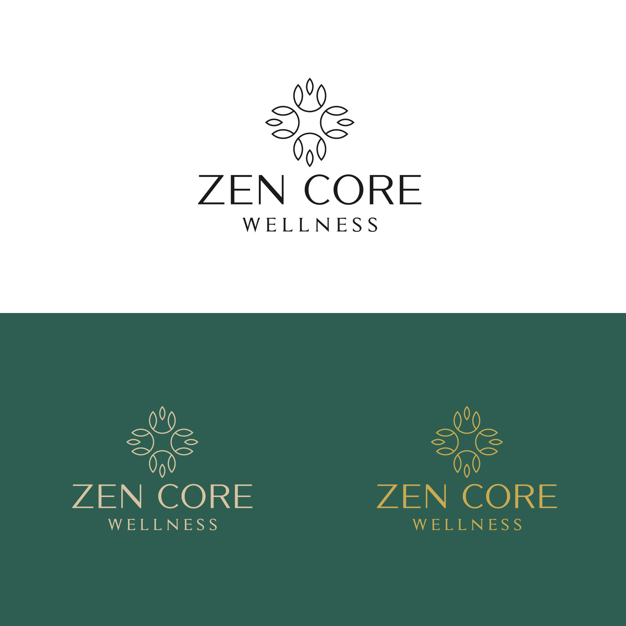 Logo Design by zogo for Zen Core Wellness  | Design #35534212