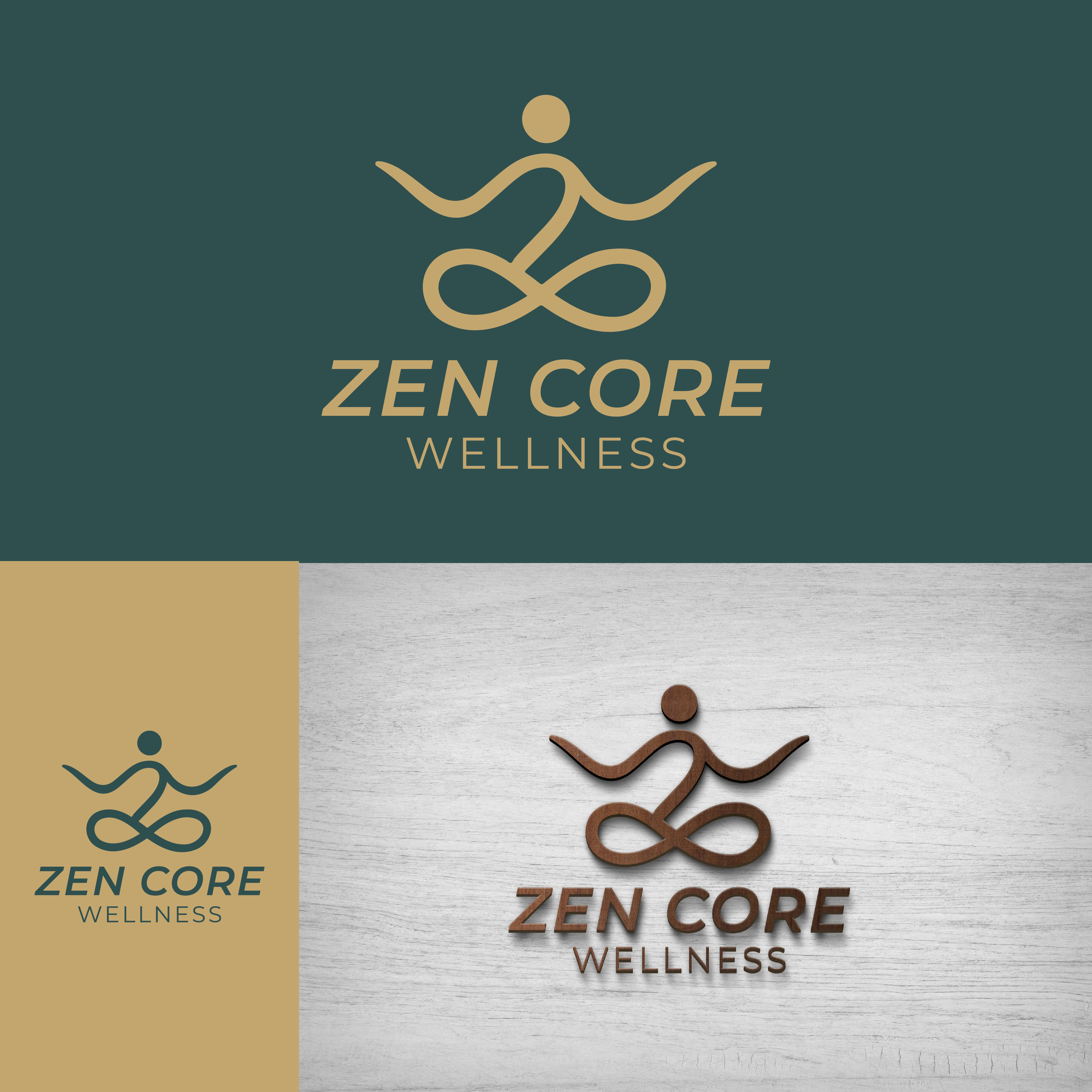 Logo Design by SabrinaGFX for Zen Core Wellness  | Design #35563252