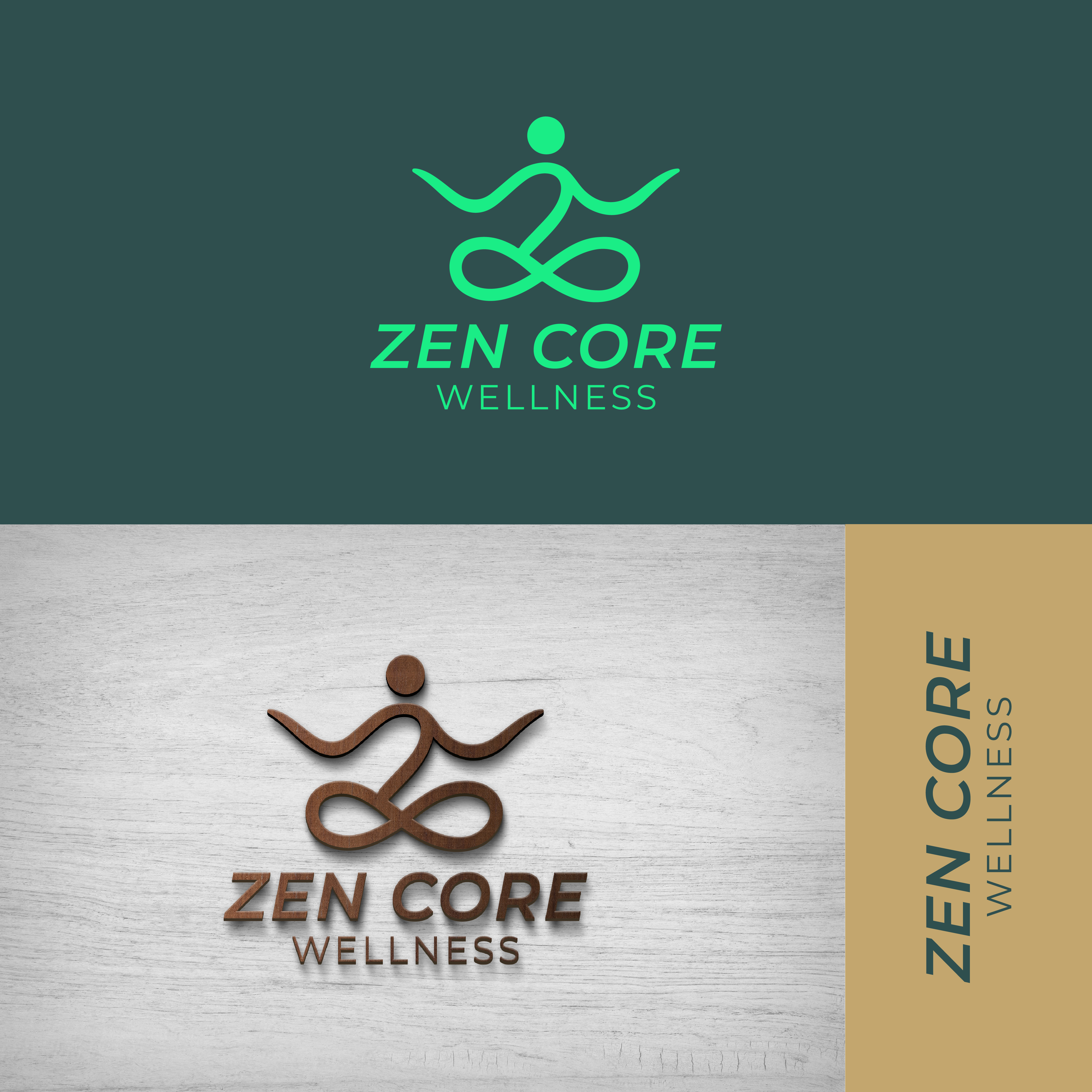 Logo Design by SabrinaGFX for Zen Core Wellness  | Design #35563323