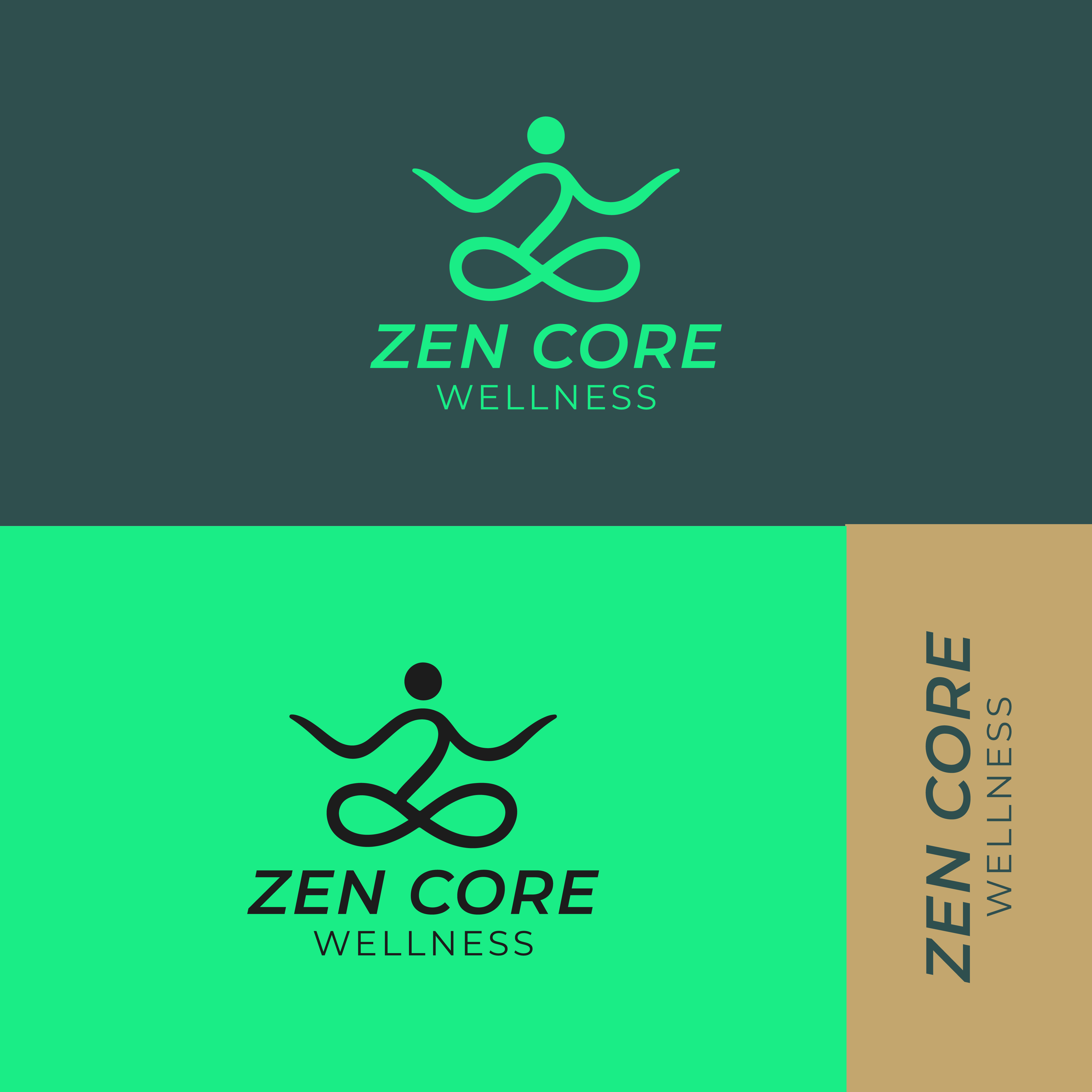 Logo Design by SabrinaGFX for Zen Core Wellness  | Design #35563324