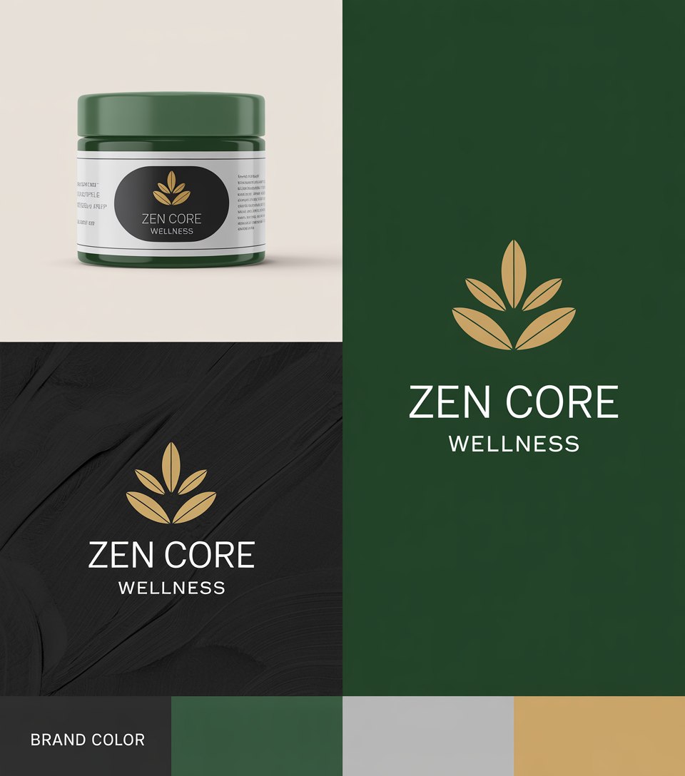 Logo Design by Pixel Rashida for Zen Core Wellness  | Design #35533599