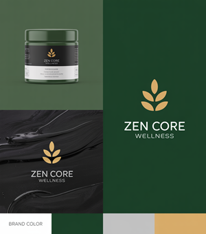 Logo Design by Pixel Rashida for Zen Core Wellness  | Design: #35533602