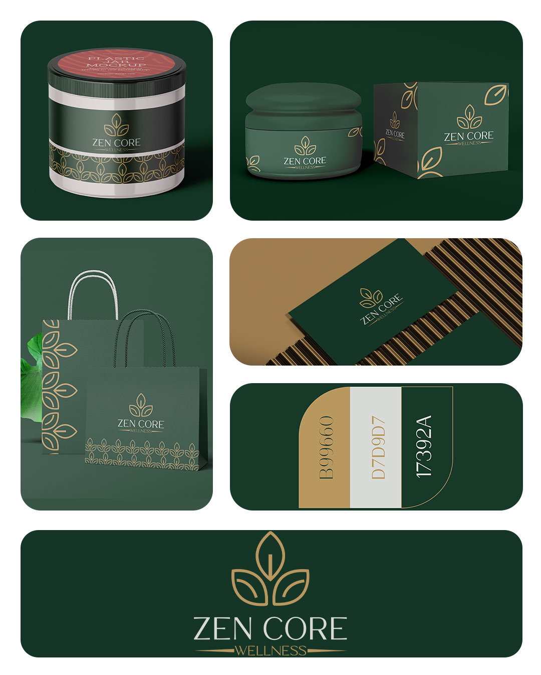 Logo Design by Pixel Rashida for Zen Core Wellness  | Design #35547167