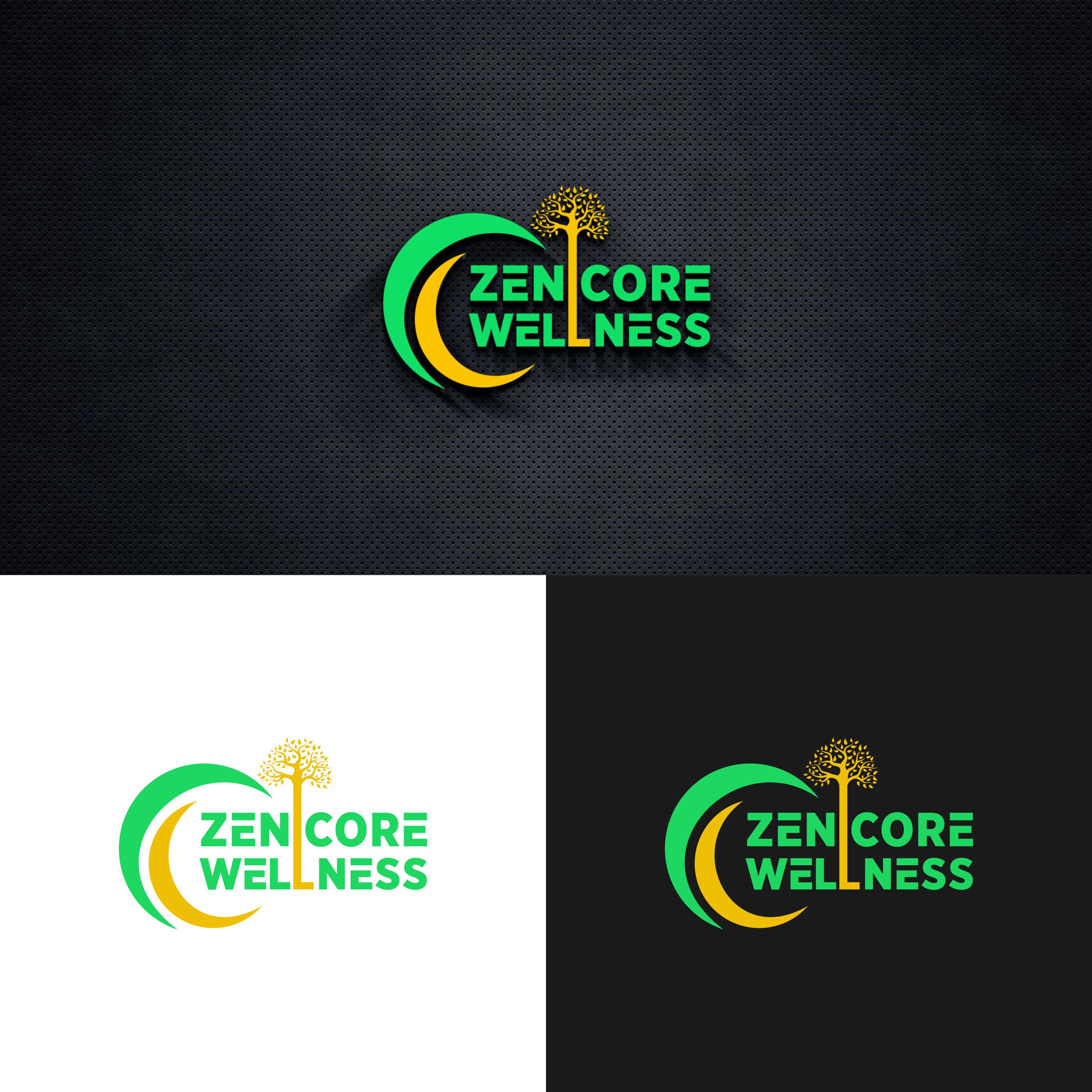 Logo Design by Berkah_Bandot for Zen Core Wellness  | Design #35529433