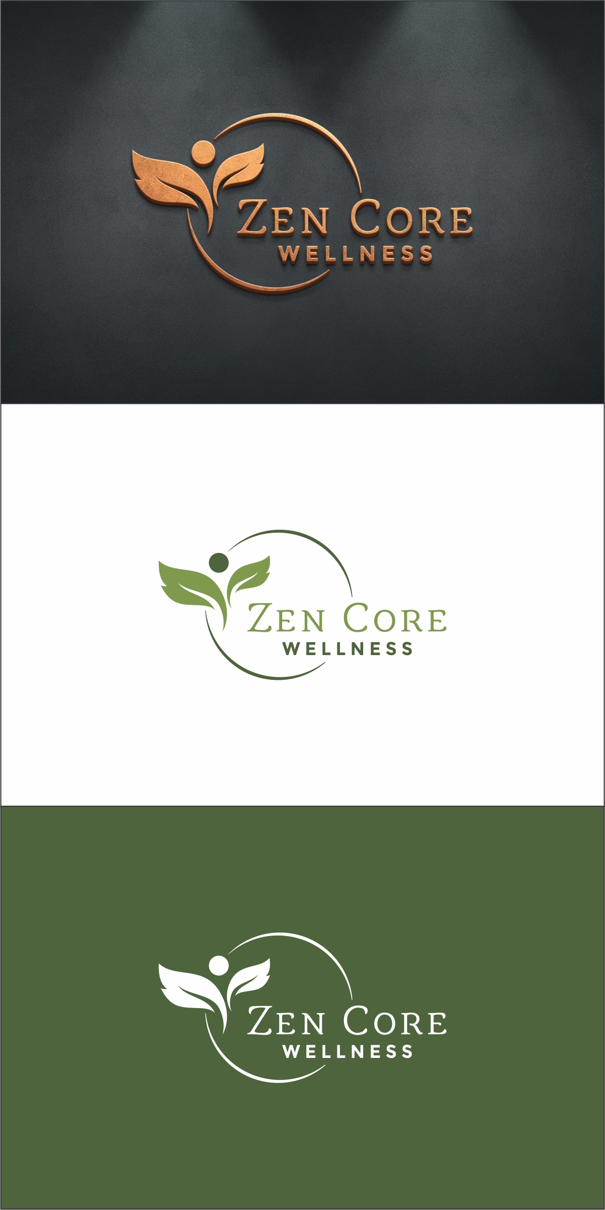 Diseño de Logo por Robert Macwan para Zen Core Wellness  | Diseño #35563533