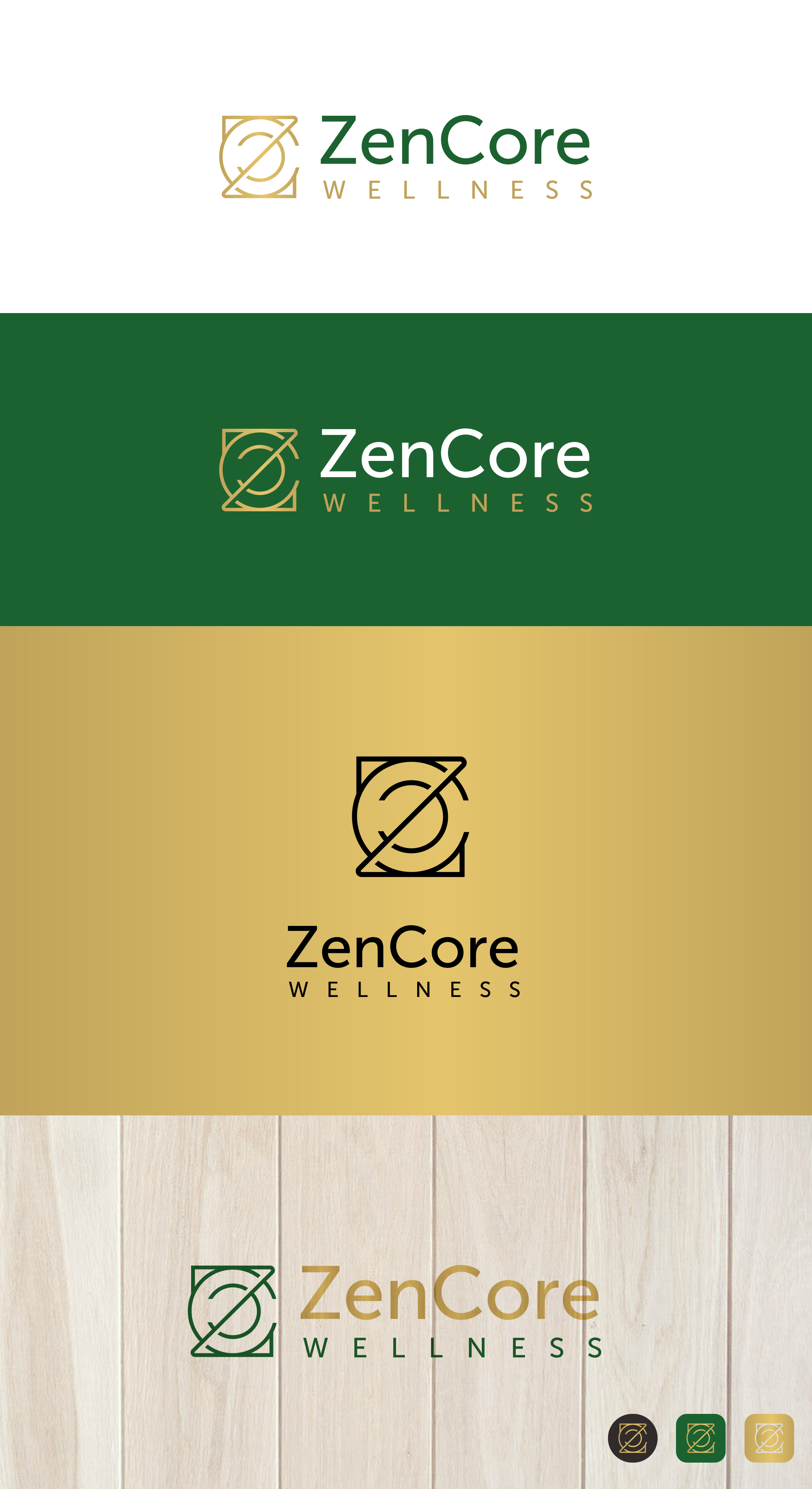 Logo-Design von Logooos für Zen Core Wellness  | Design #35560973