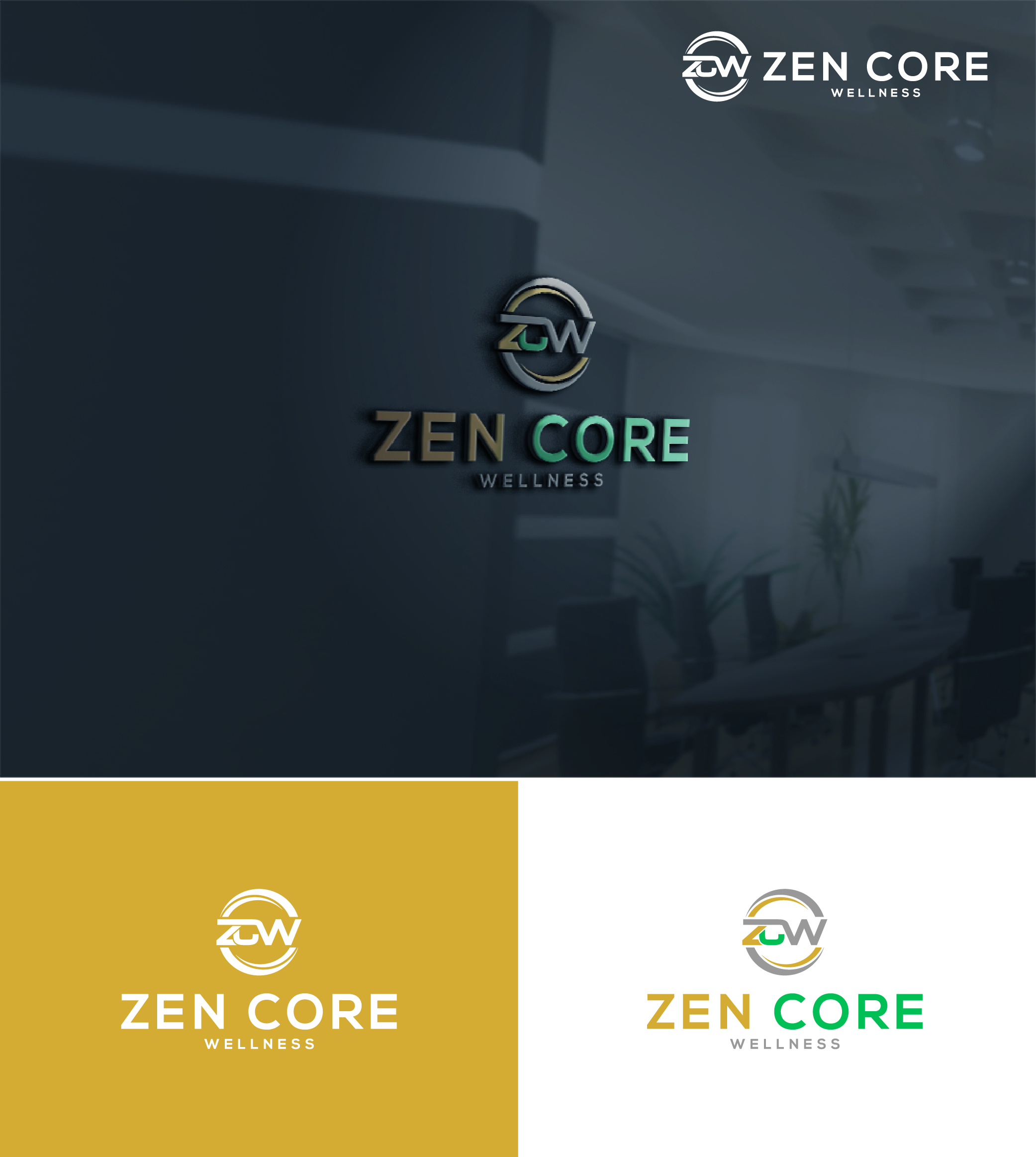 Diseño de Logo por AL-BARAKAH para Zen Core Wellness  | Diseño #35523634