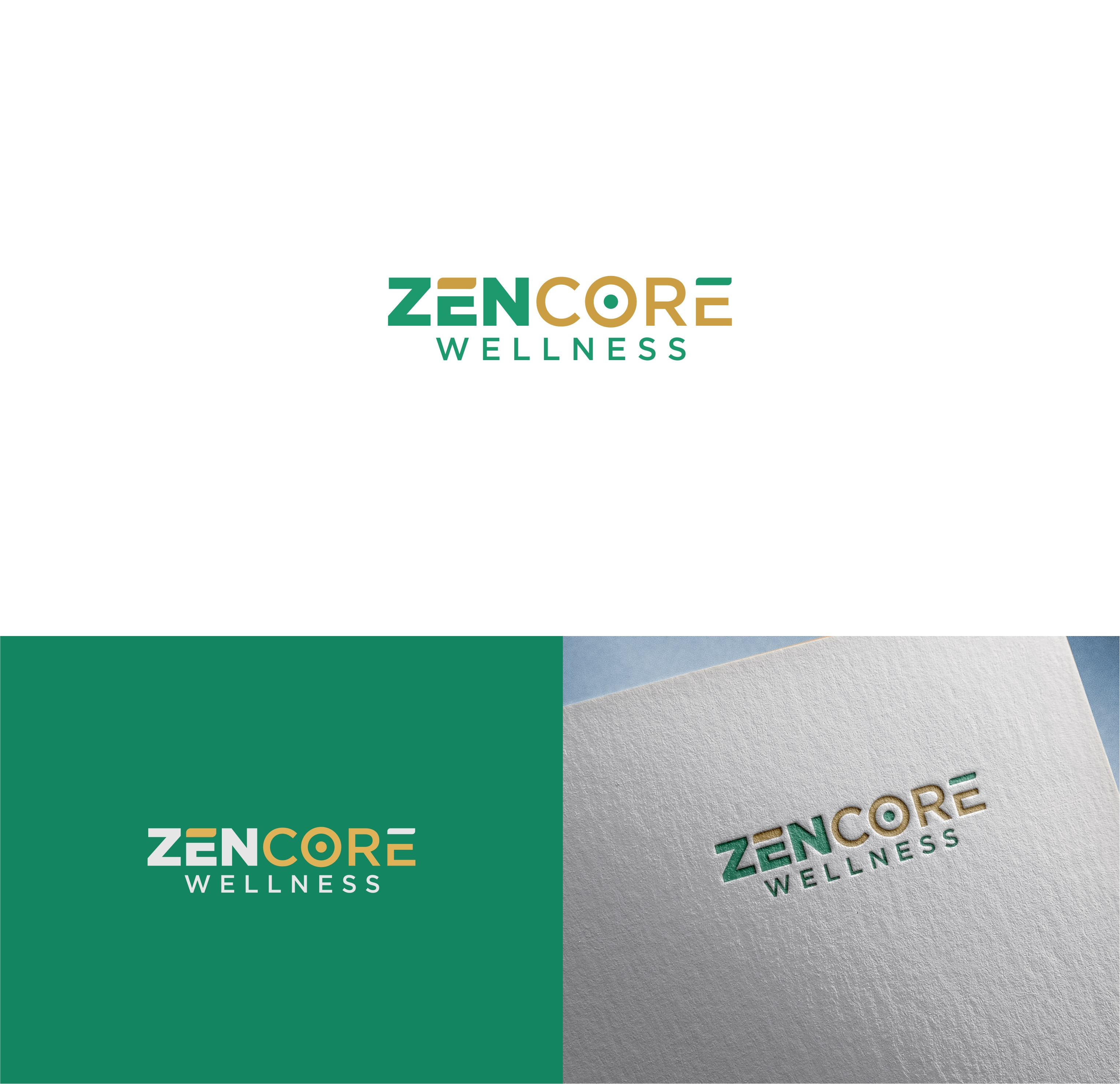 Logo Design by Joenet Jayawarna for Zen Core Wellness  | Design #35560671