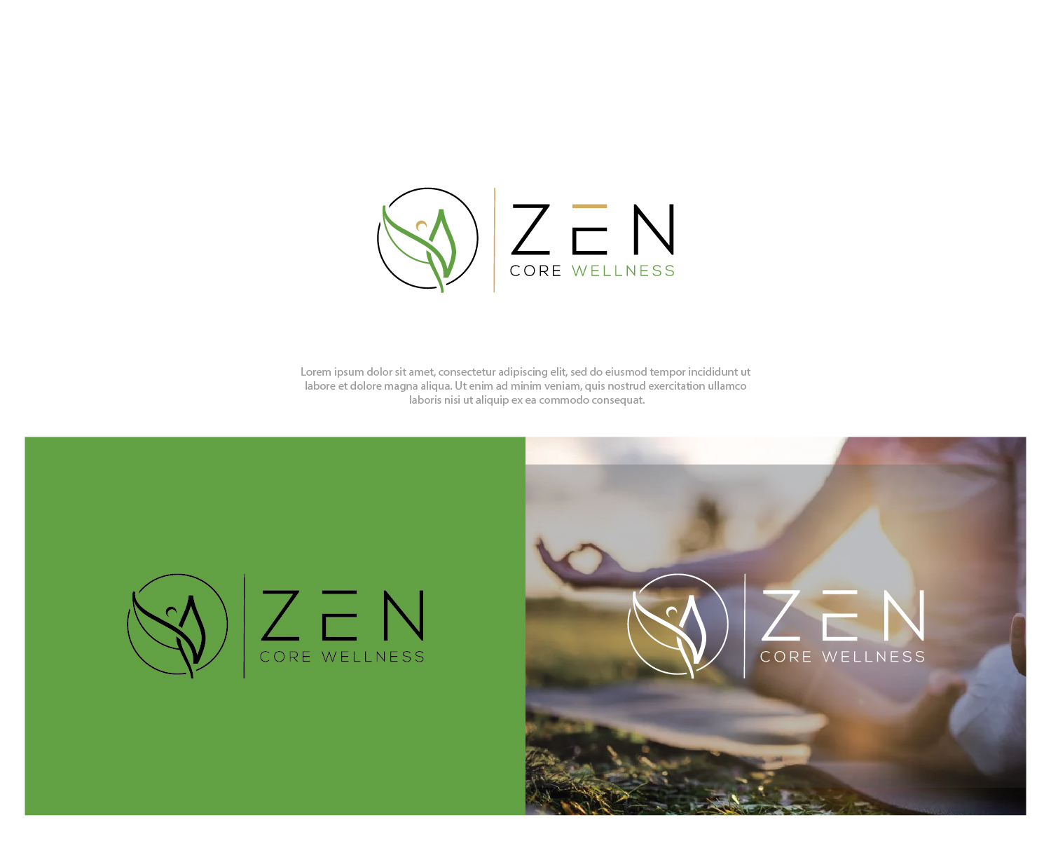 Diseño de Logo por Maxo-Biz para Zen Core Wellness  | Diseño #35529642