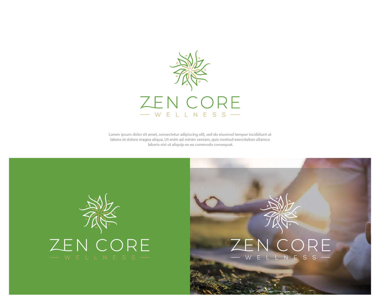 Diseño de Logo por Maxo-Biz para Zen Core Wellness  | Diseño #35529644