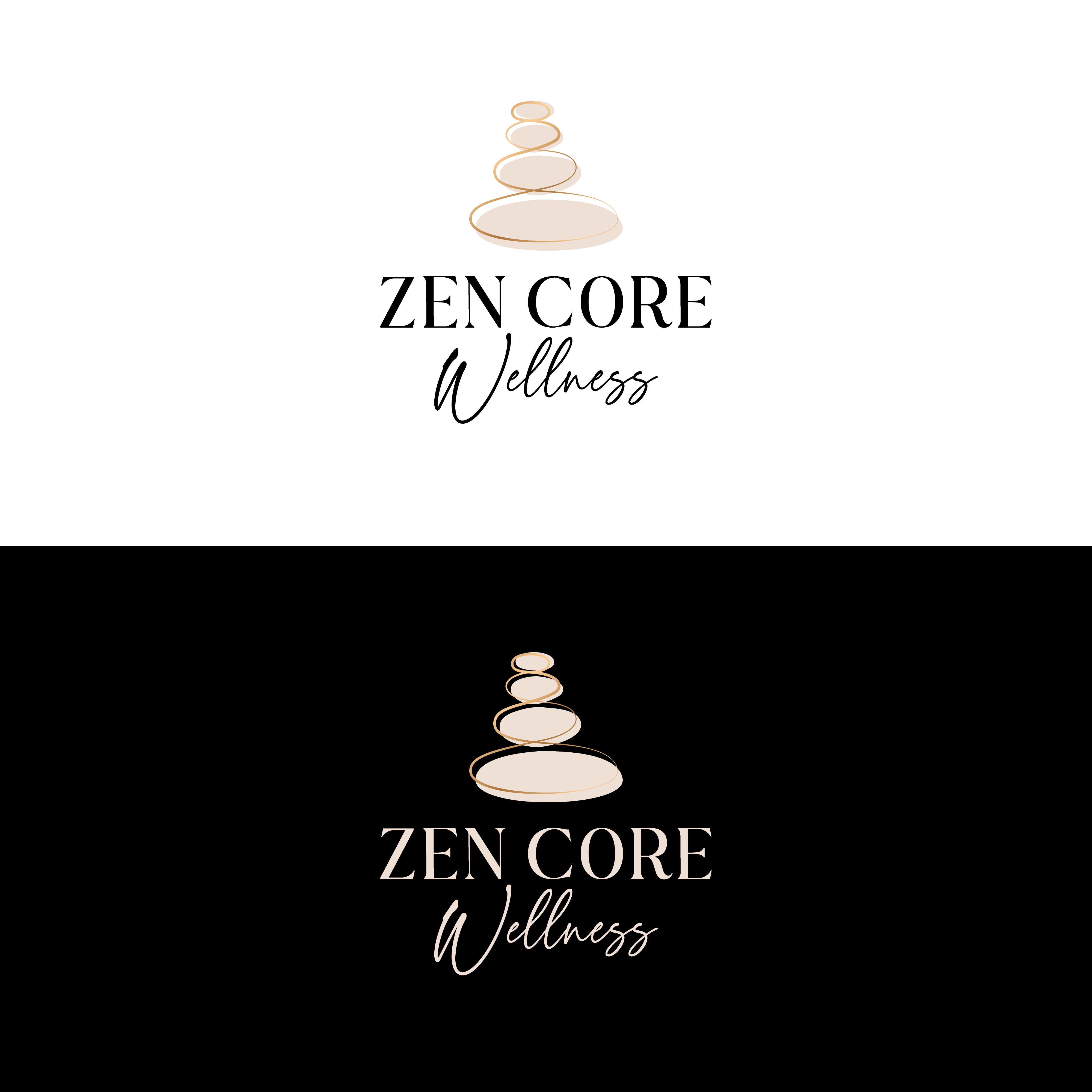 Logo Design by ChicGraphix for Zen Core Wellness  | Design #35561953
