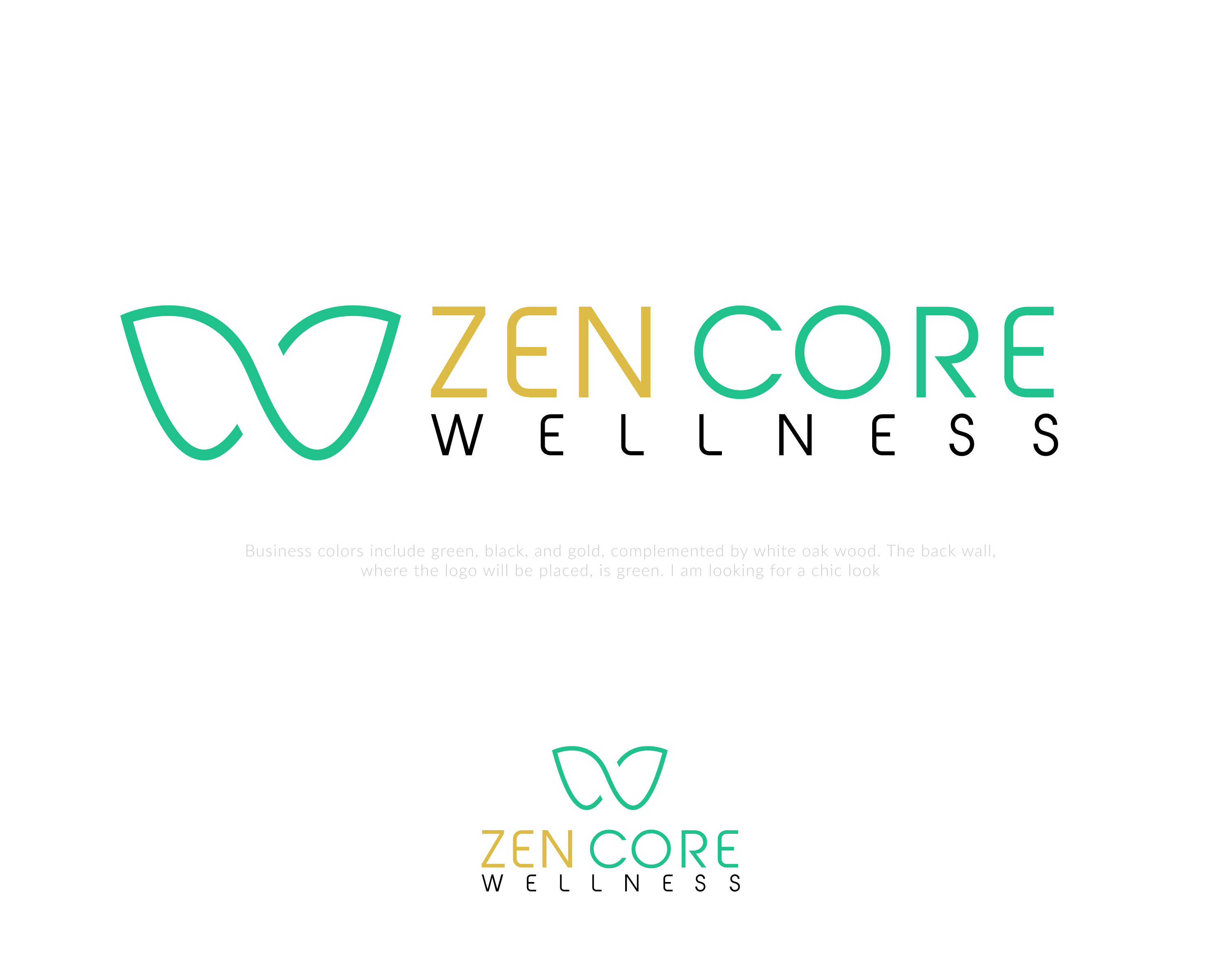 Diseño de Logo por UMBRA Designs para Zen Core Wellness  | Diseño #35529137