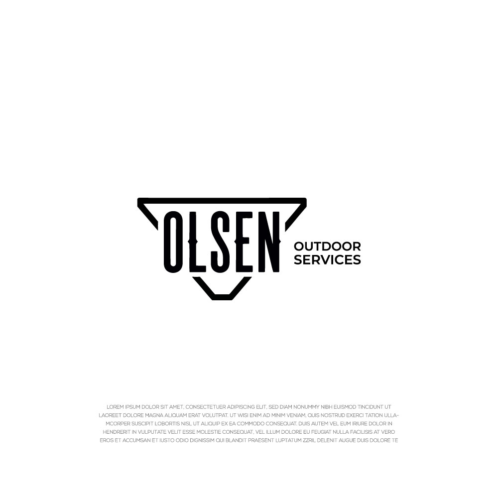 Logo Design by LogoEon for Olsen Outdoor Services | Design #35529840