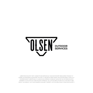 Logo Design by LogoEon for Olsen Outdoor Services | Design: #35529840