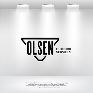 Logo Design by LogoEon for Olsen Outdoor Services | Design: #35529841