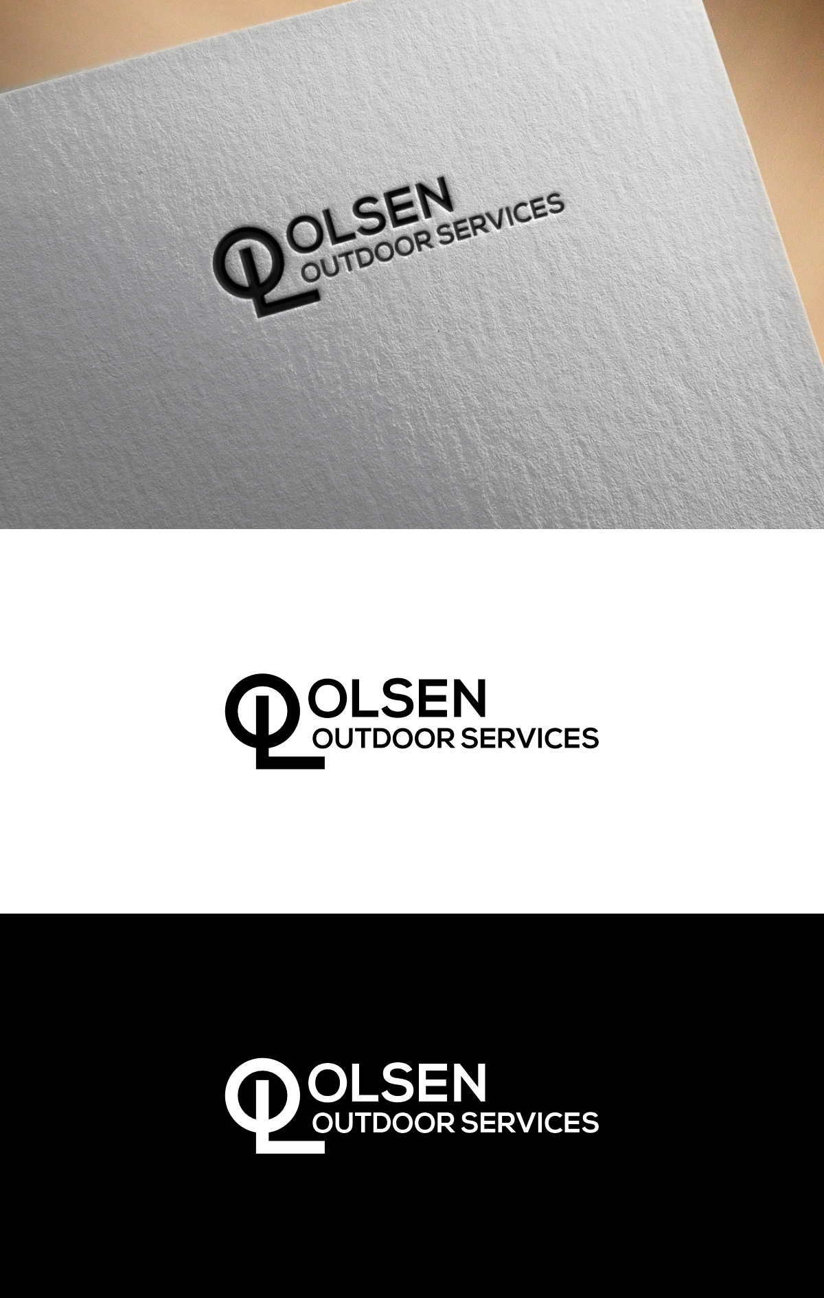 Logo Design by Winner Studio for Olsen Outdoor Services | Design #35529801