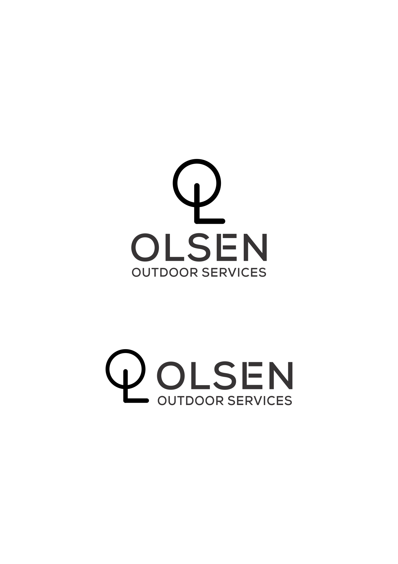 Logo Design by Atiek for Olsen Outdoor Services | Design #35527326