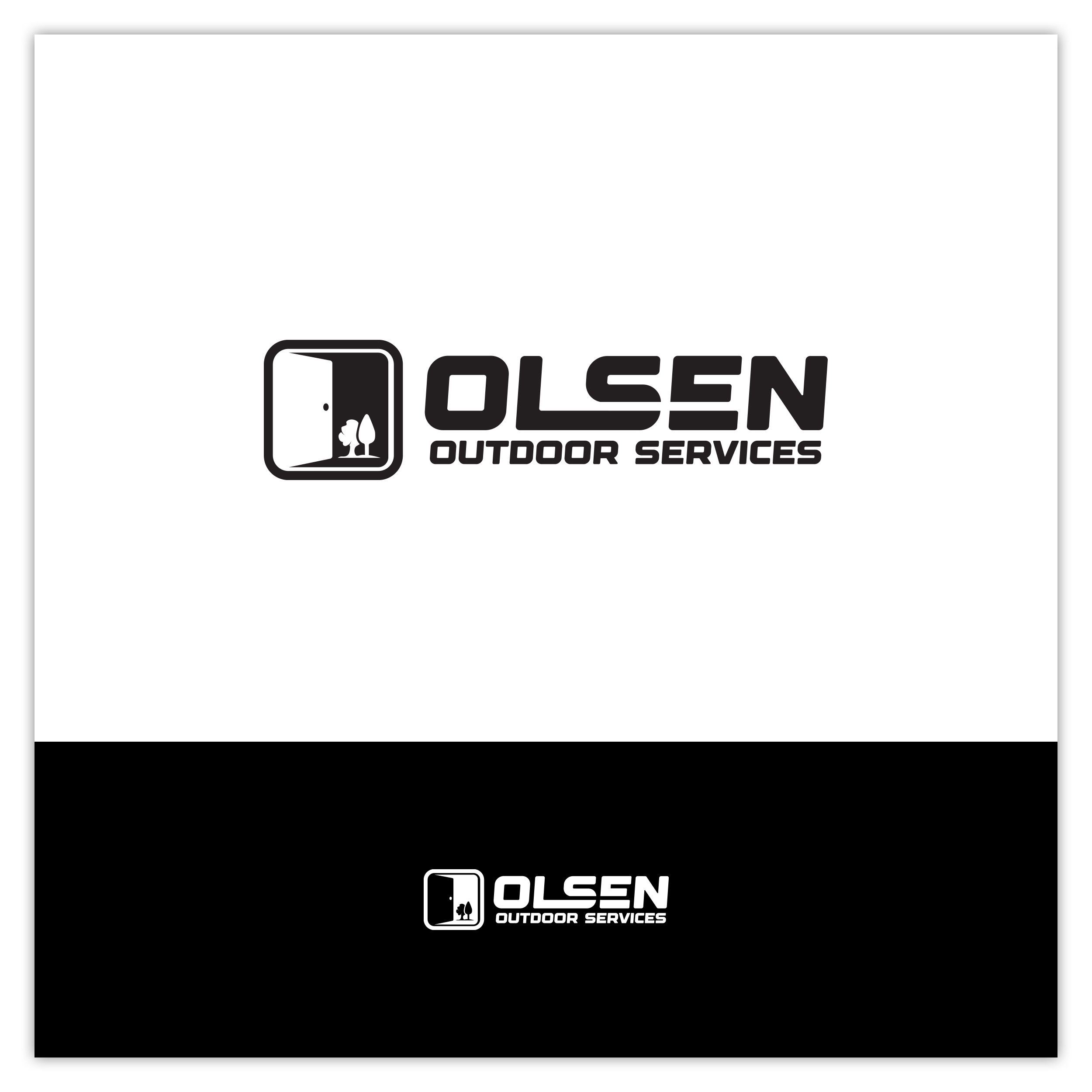 Logo Design by yans23 for Olsen Outdoor Services | Design #35527615