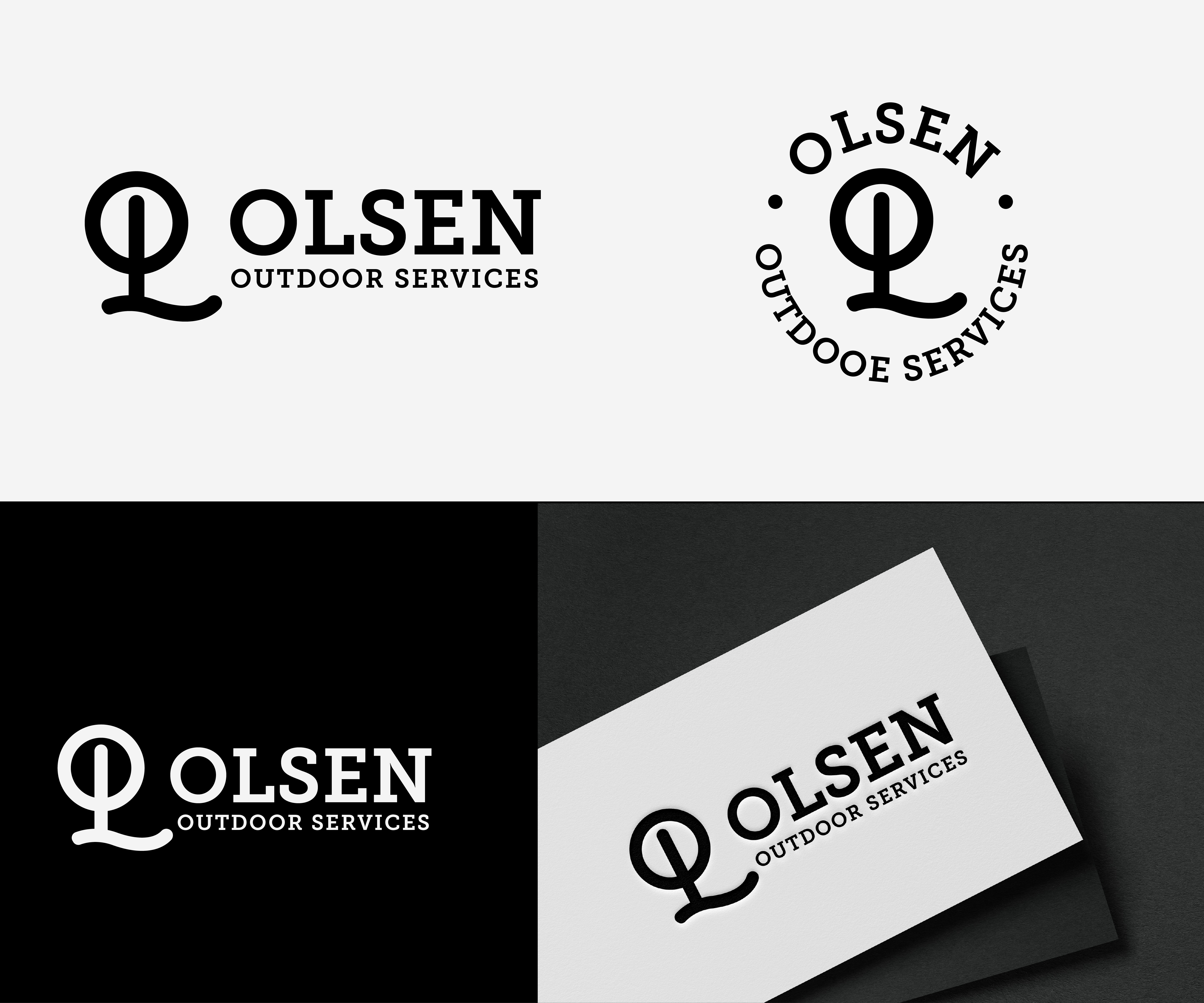 Logo Design by Graphixpointt for Olsen Outdoor Services | Design #35526452