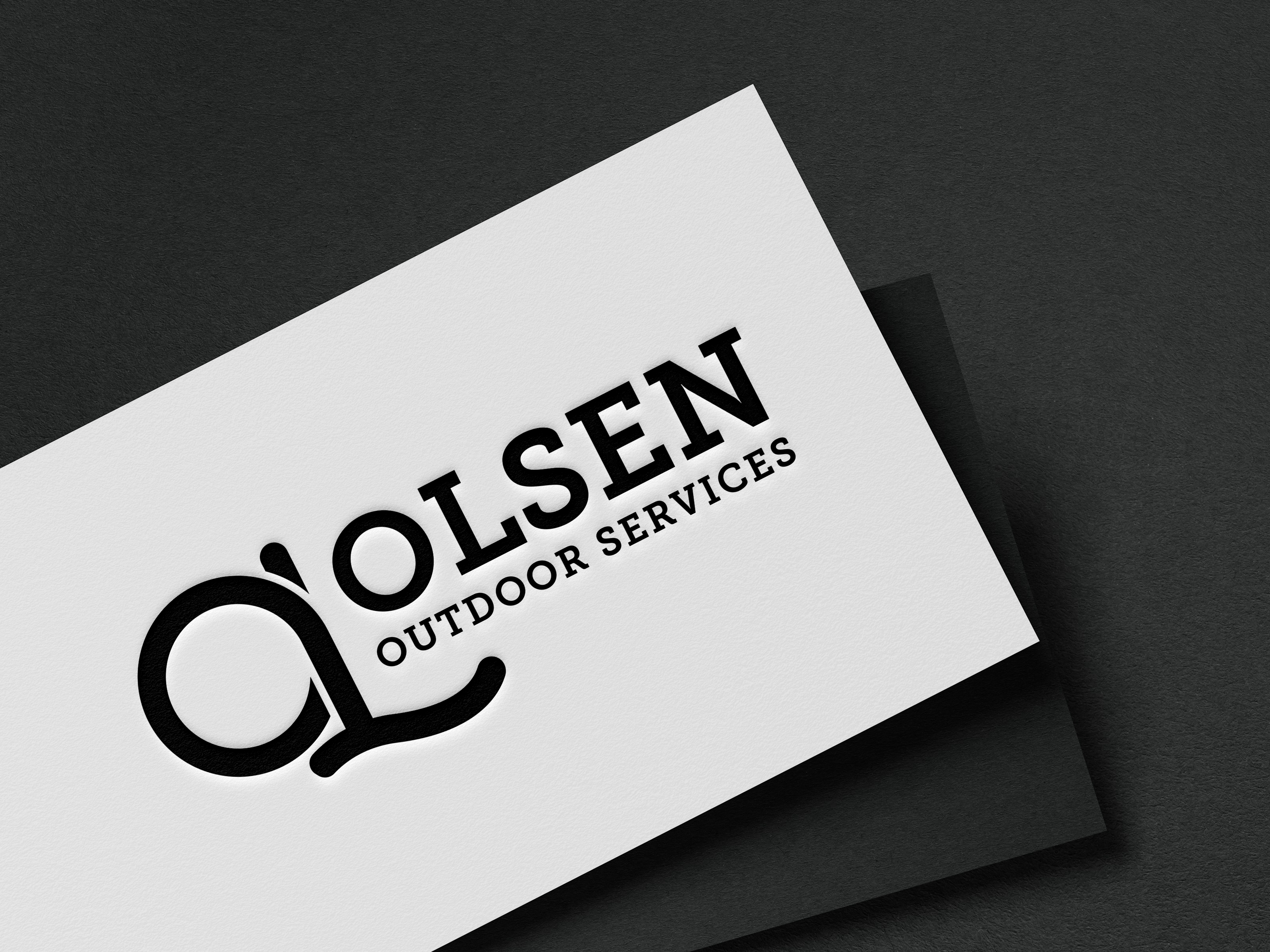 Logo Design by Graphixpointt for Olsen Outdoor Services | Design #35526473