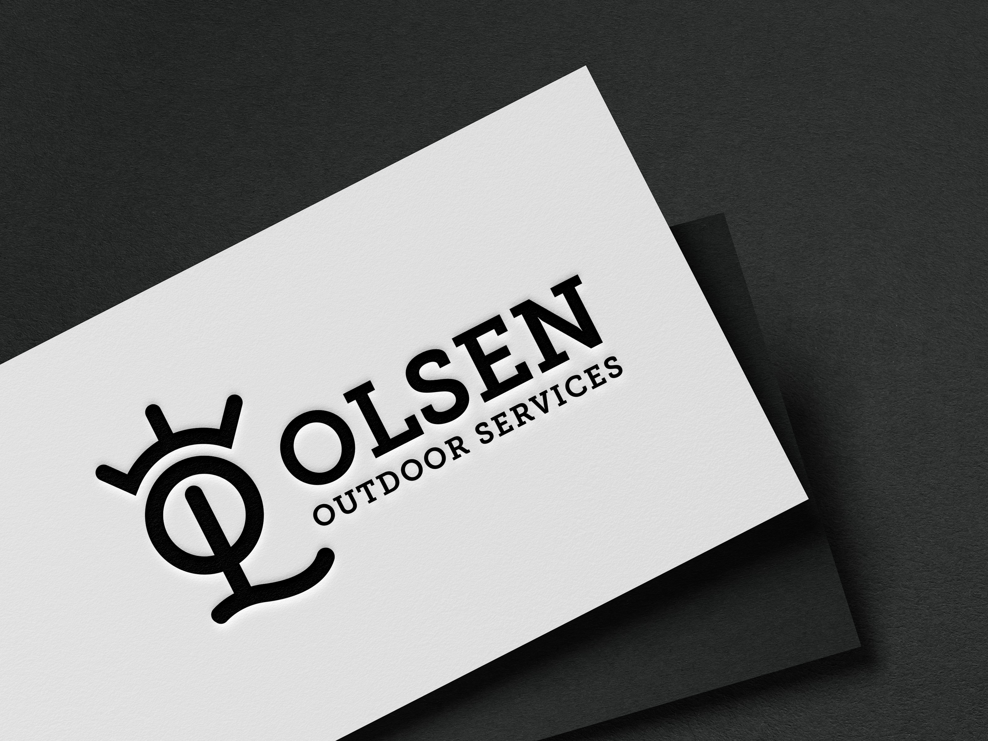 Diseño de Logo por Graphixpointt para Olsen Outdoor Services | Diseño #35526529