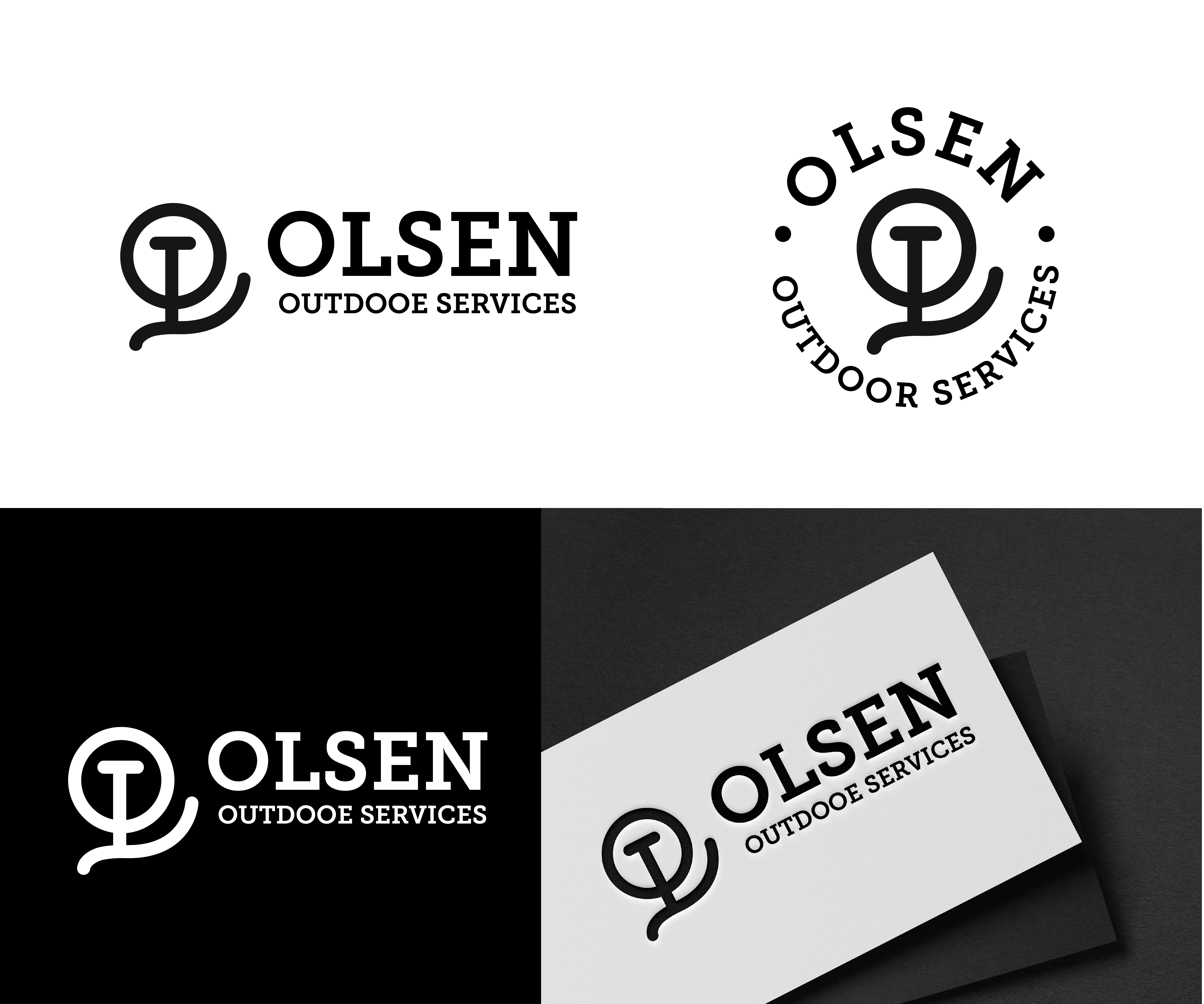 Diseño de Logo por Graphixpointt para Olsen Outdoor Services | Diseño #35531787