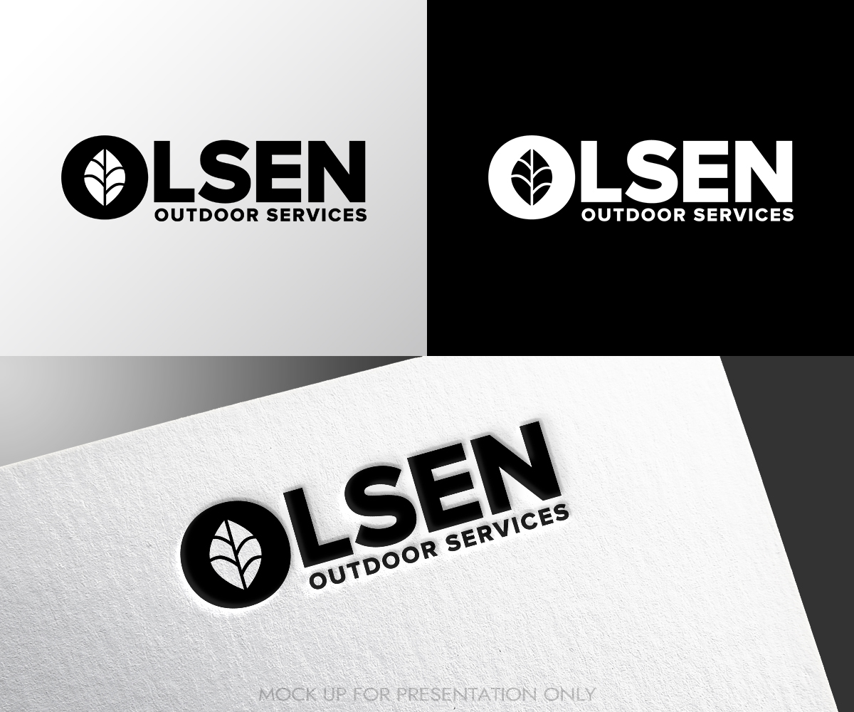 Logo Design by NancyTan for Olsen Outdoor Services | Design #35533024