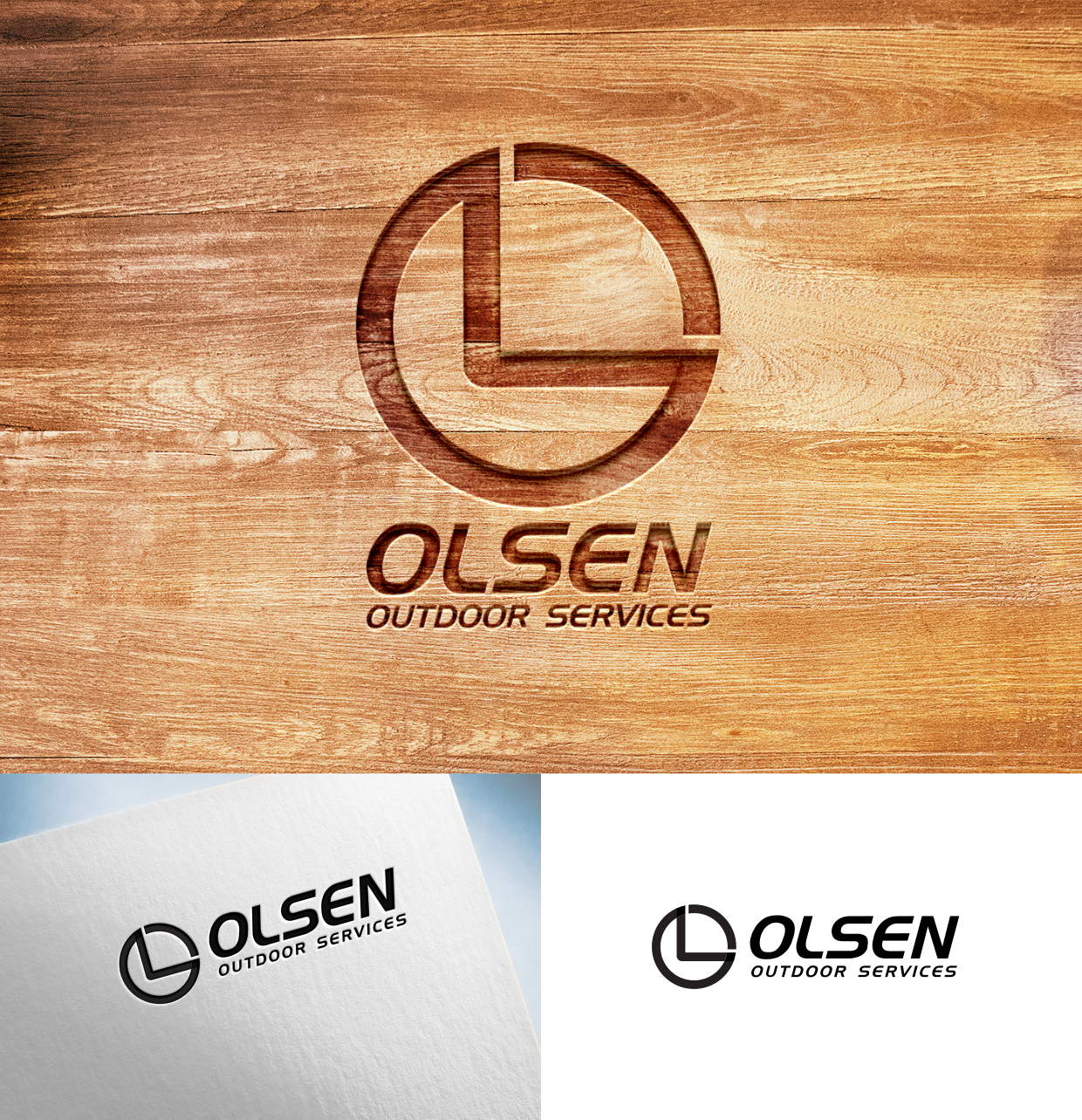 Diseño de Logo por DesigNooox para Olsen Outdoor Services | Diseño #35532488