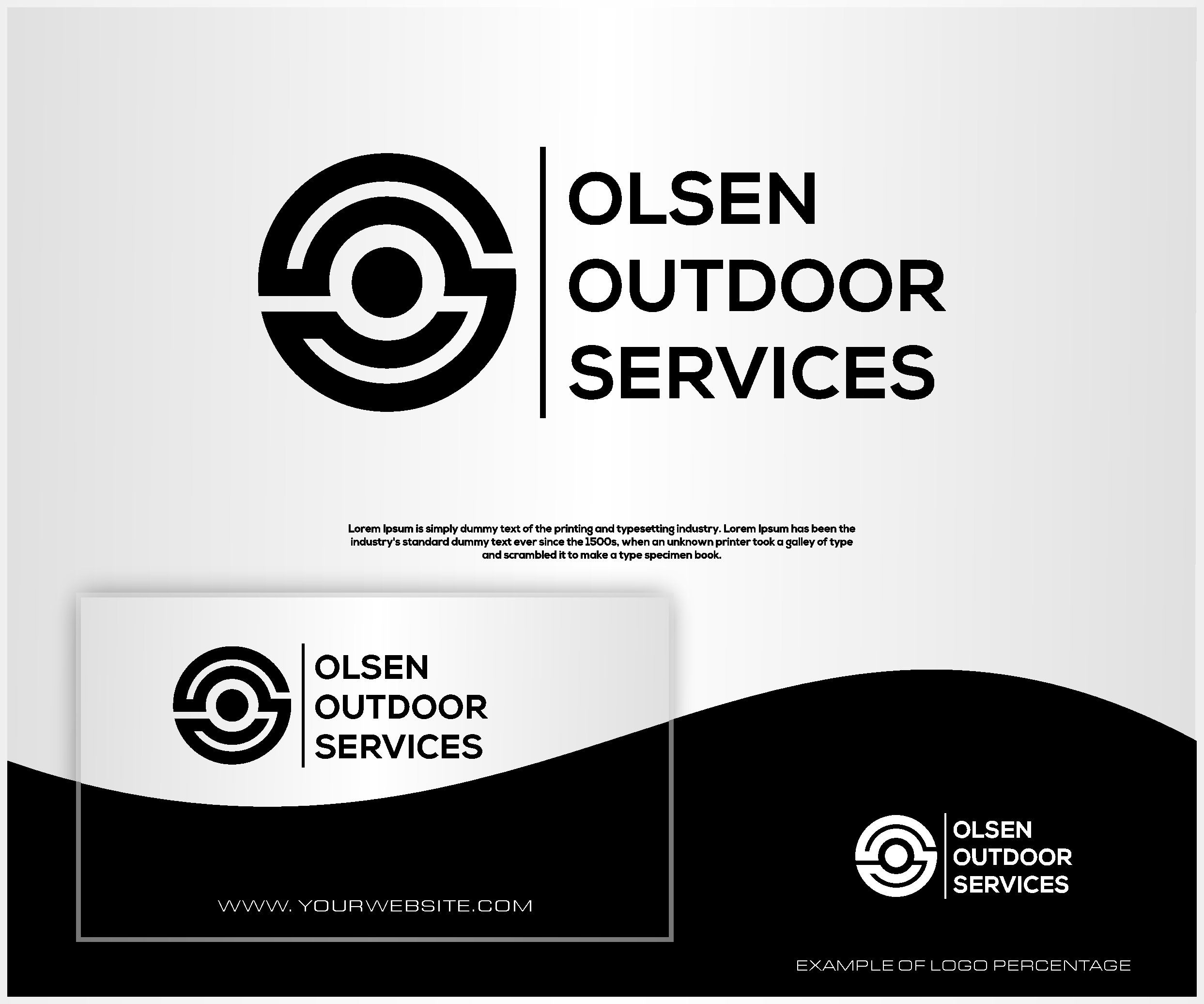 Logo Design by manggawkwk for Olsen Outdoor Services | Design #35528551