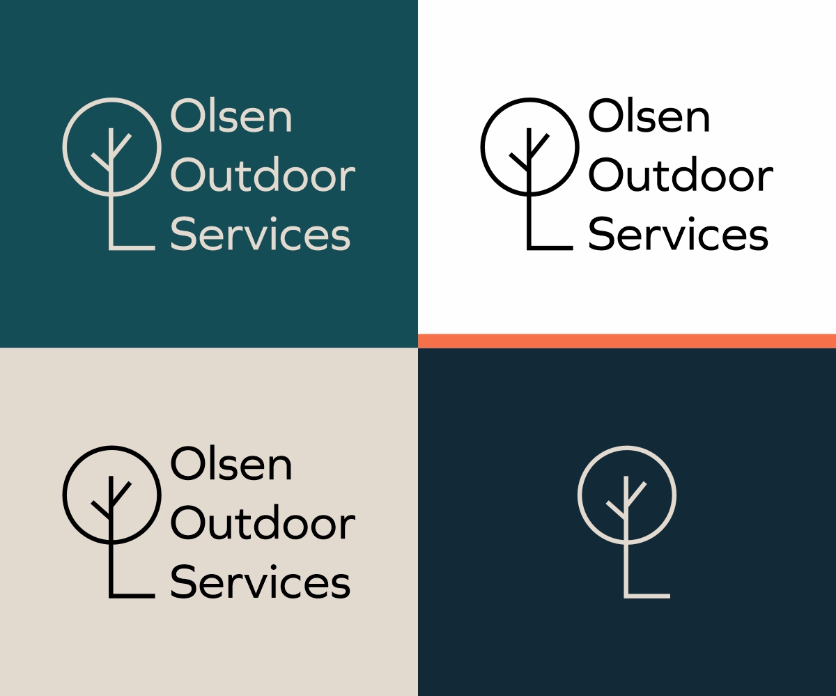 Logo Design by The Art Store for Olsen Outdoor Services | Design #35531219