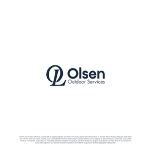 Logo Design by BEJIN for Olsen Outdoor Services | Design: #35531771