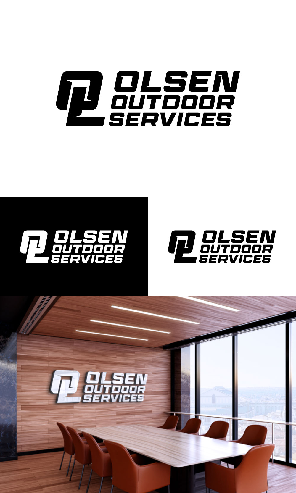 Logo Design by loveqis for Olsen Outdoor Services | Design: #35526332