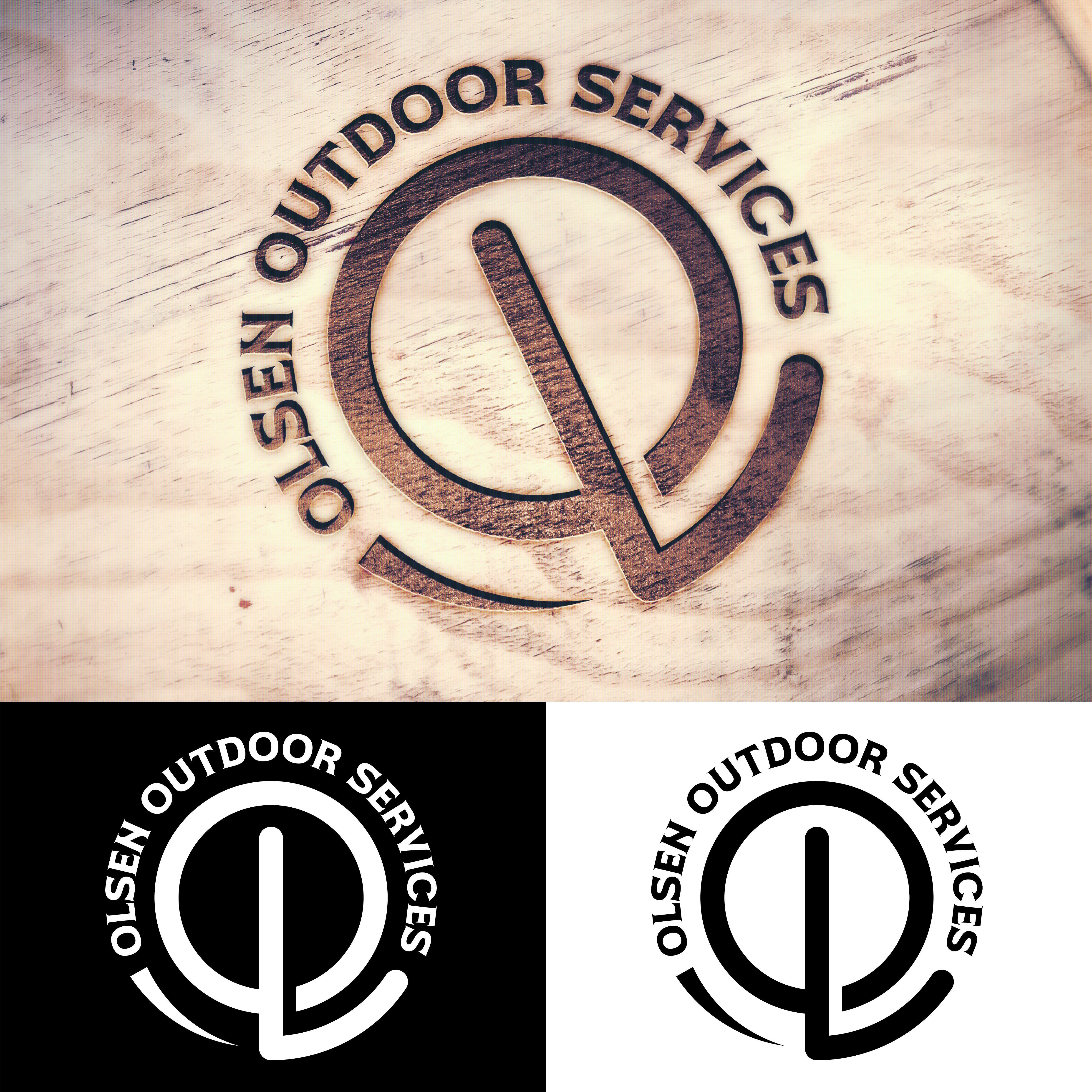 Diseño de Logo por John Mark Arts para Olsen Outdoor Services | Diseño #35526015