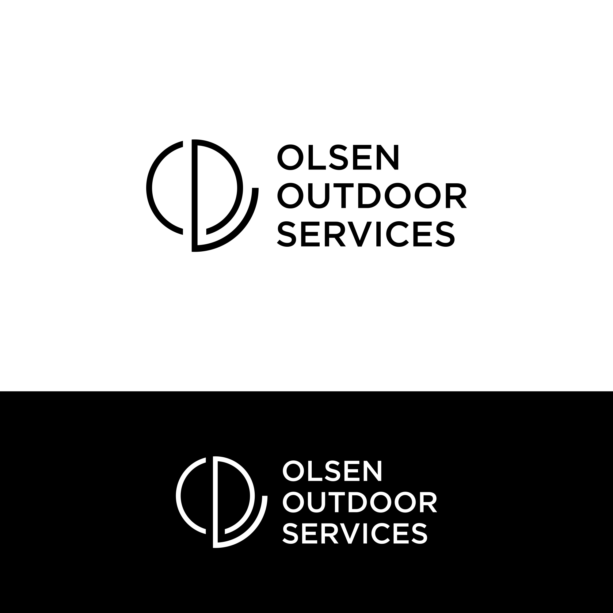 Logo Design by ni9 for Olsen Outdoor Services | Design #35532653