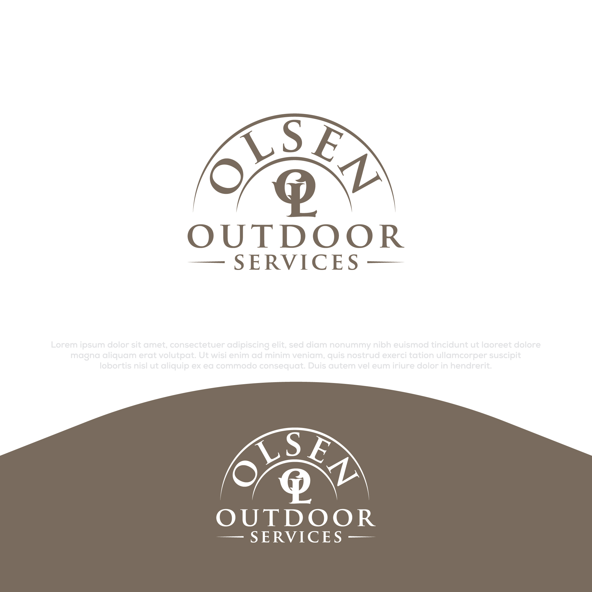Logo Design by Pilot_DesignR™ for Olsen Outdoor Services | Design #35525895